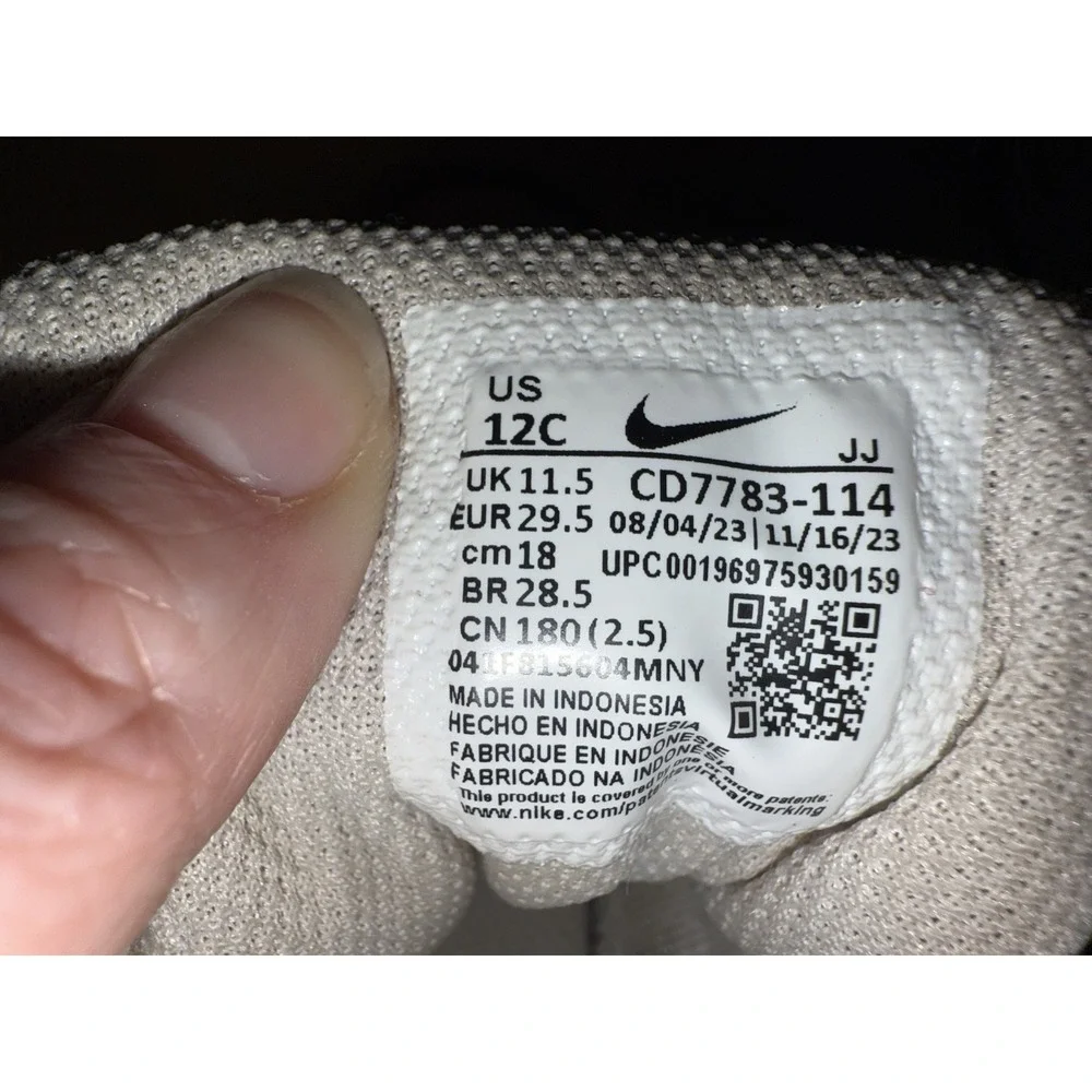 Nike Court Borough Kids Size 12C Mid 2 Lilac Sneakers‎